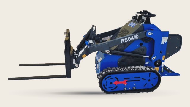 Rippa RS04 mit Palettengabel, Seitenansicht